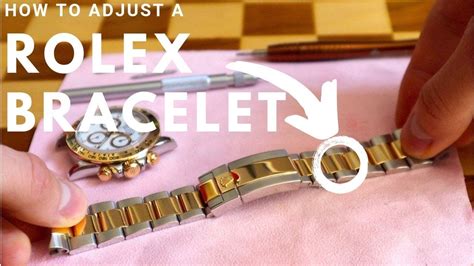 how to adjust fake rolex watch band|removing links from Rolex.